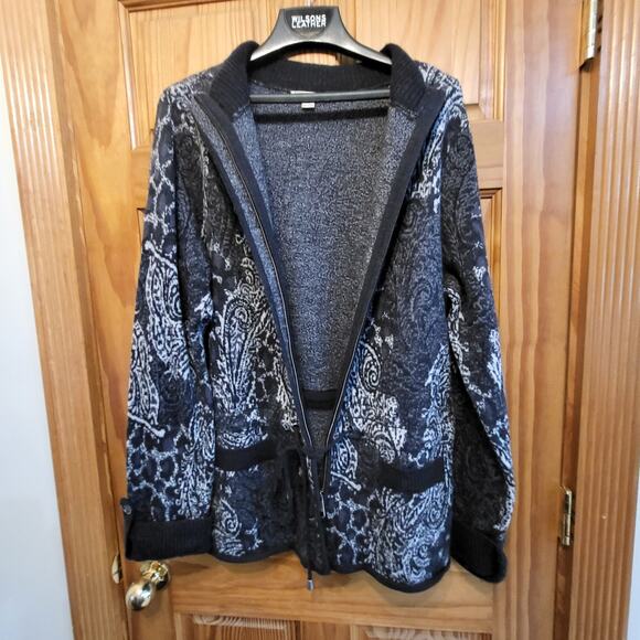 Pendleton 100% Merino Wool Size Large Zippered Sweater size Tall XL - Picture 2 of 5